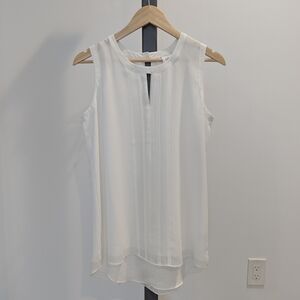 Elegant White Sleeveless Top